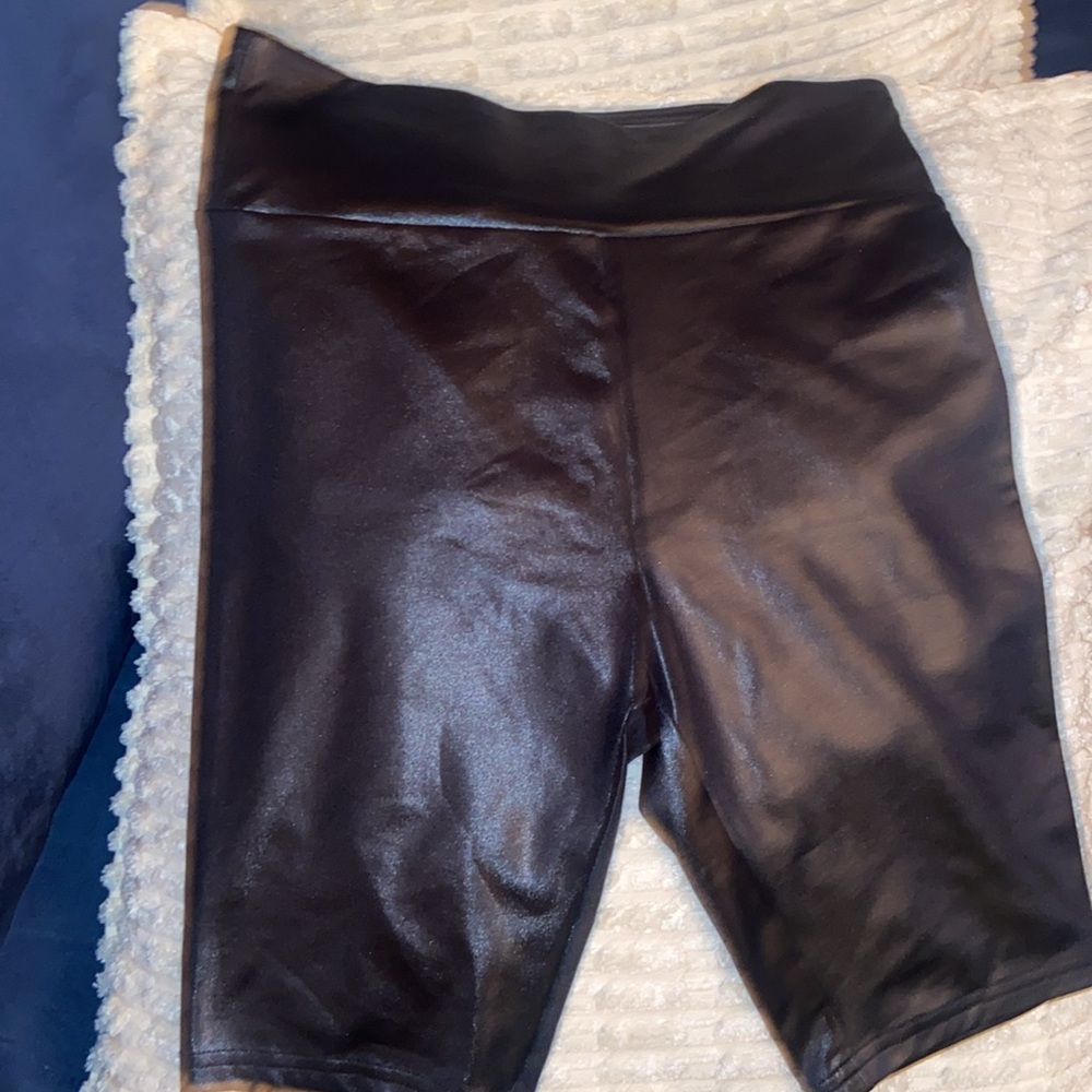 Wild Fable Wet Look Faux Leather Shorts NWOT